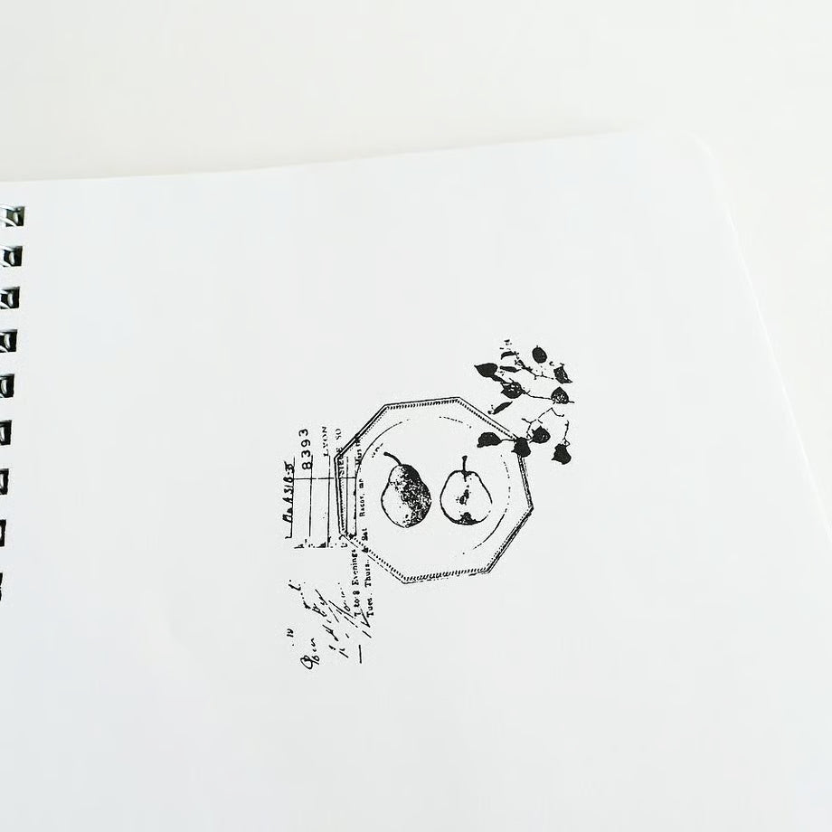Octagon Rubber Stamp · Yohaku