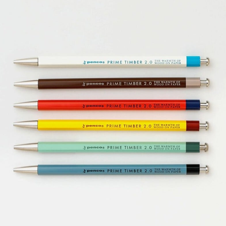 Penco Prime Timber 2mm Mechanical Pencil & Sharpener