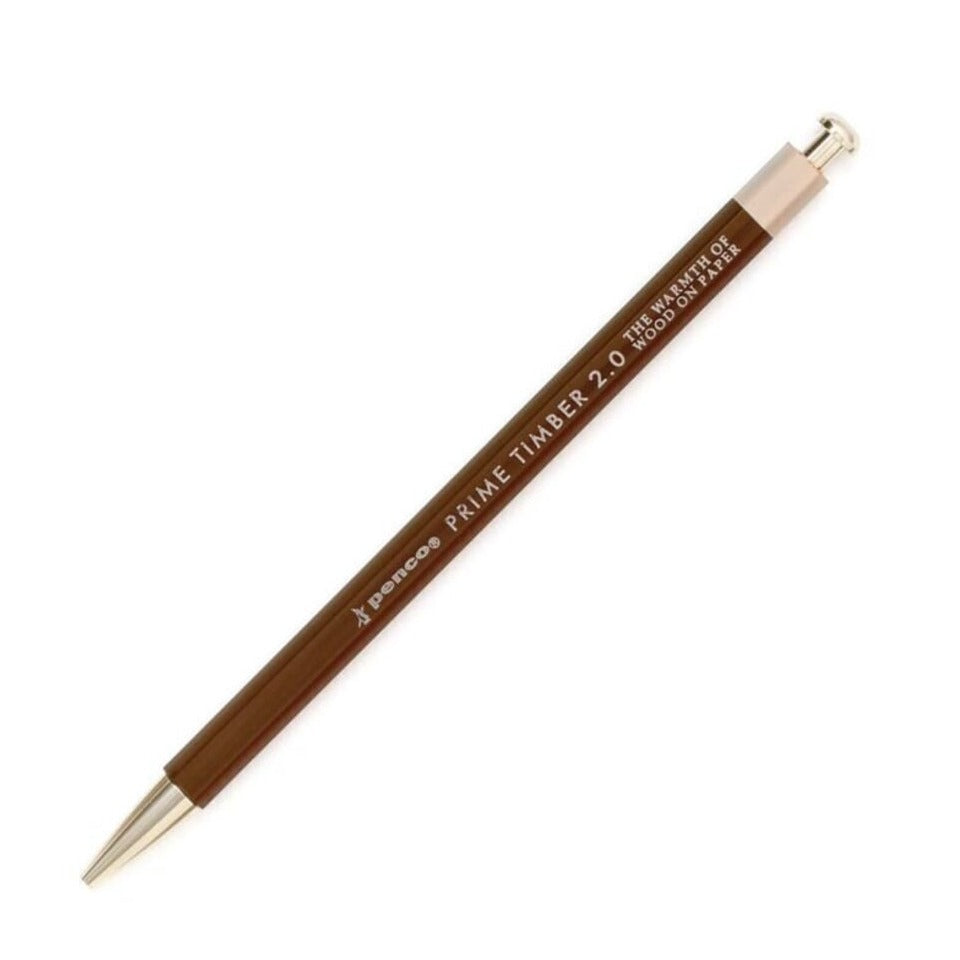 Penco Prime Timber 2mm Mechanical Pencil & Sharpener