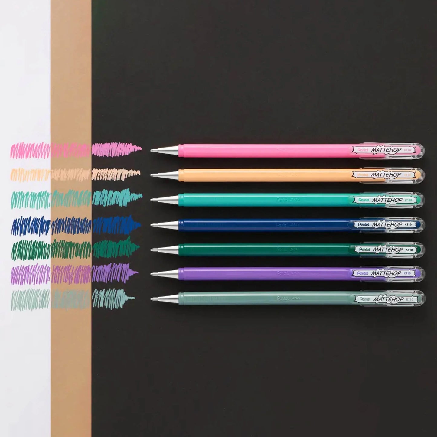 1.0mm Pentel Mattehop Gel Pen (Limited Dream Colors)