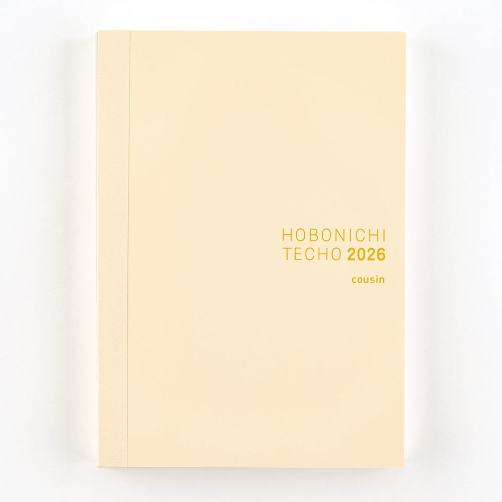 2026 Hobonichi Techo English Cousin Book《January Start | English | A5》