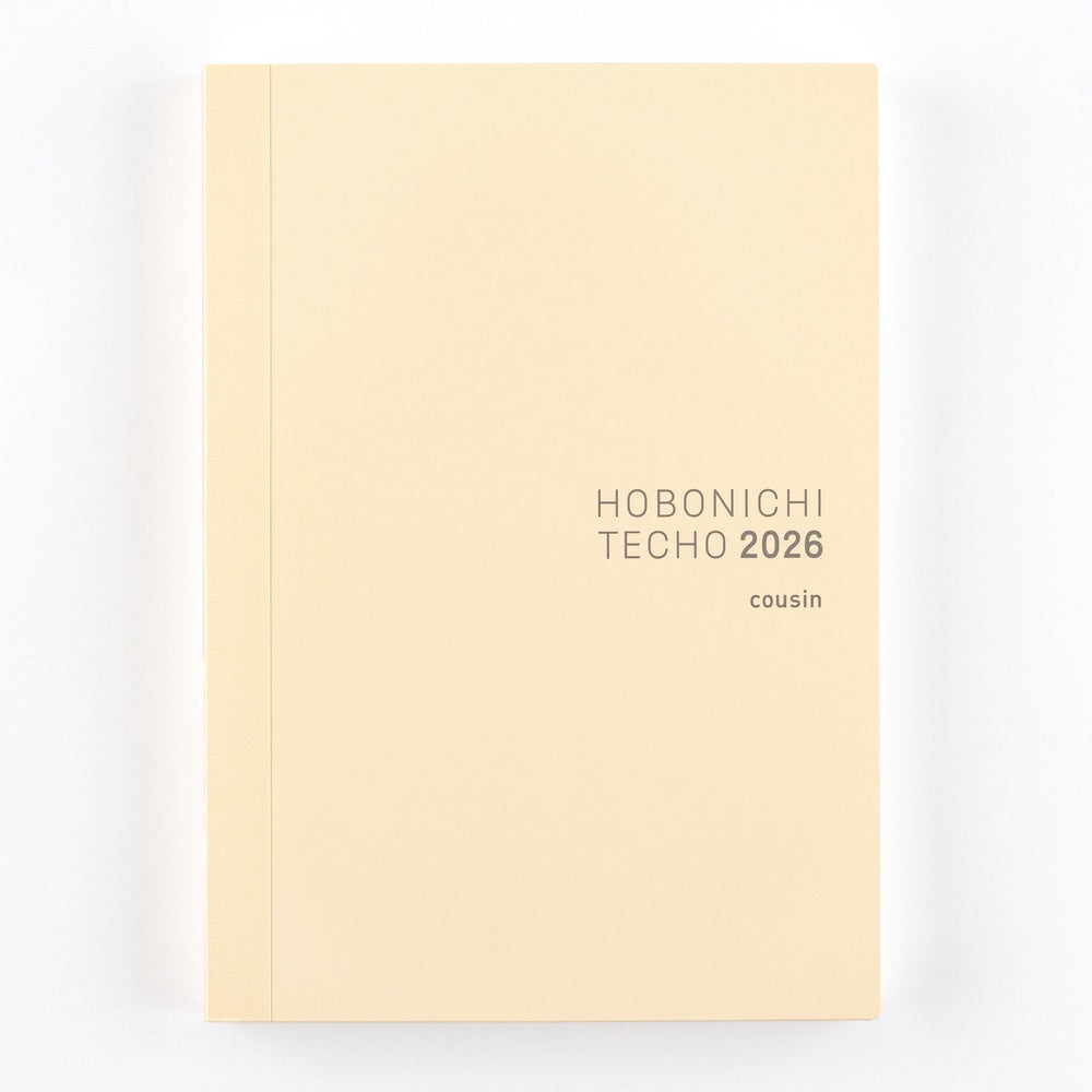 2026 Hobonichi Techo Japanese Cousin Book《January Start | Japanese | A5》