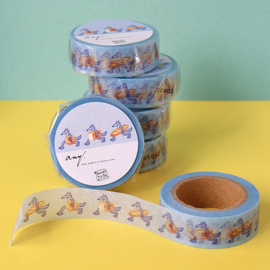 Bread and Wolf Pattern Washi Tape · Regaro Papiro