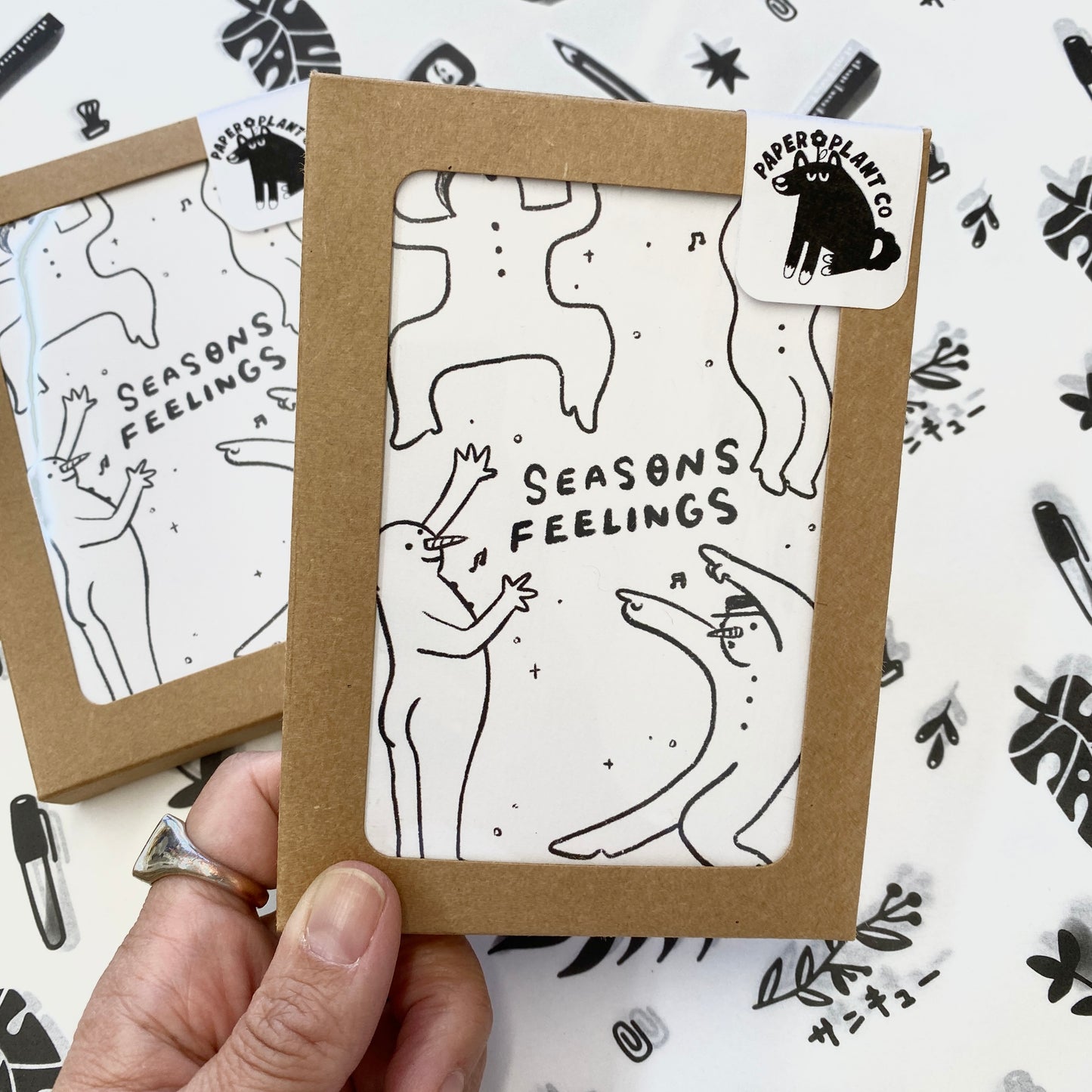 'Seasons Feelings' Card Set of 6 - Holiday Cards