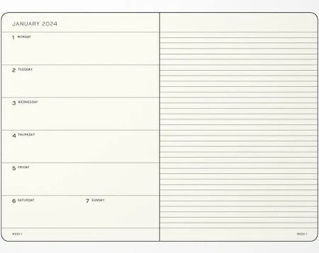 2024 Leuchtturm1917 A5 Planner & Notebook | Black