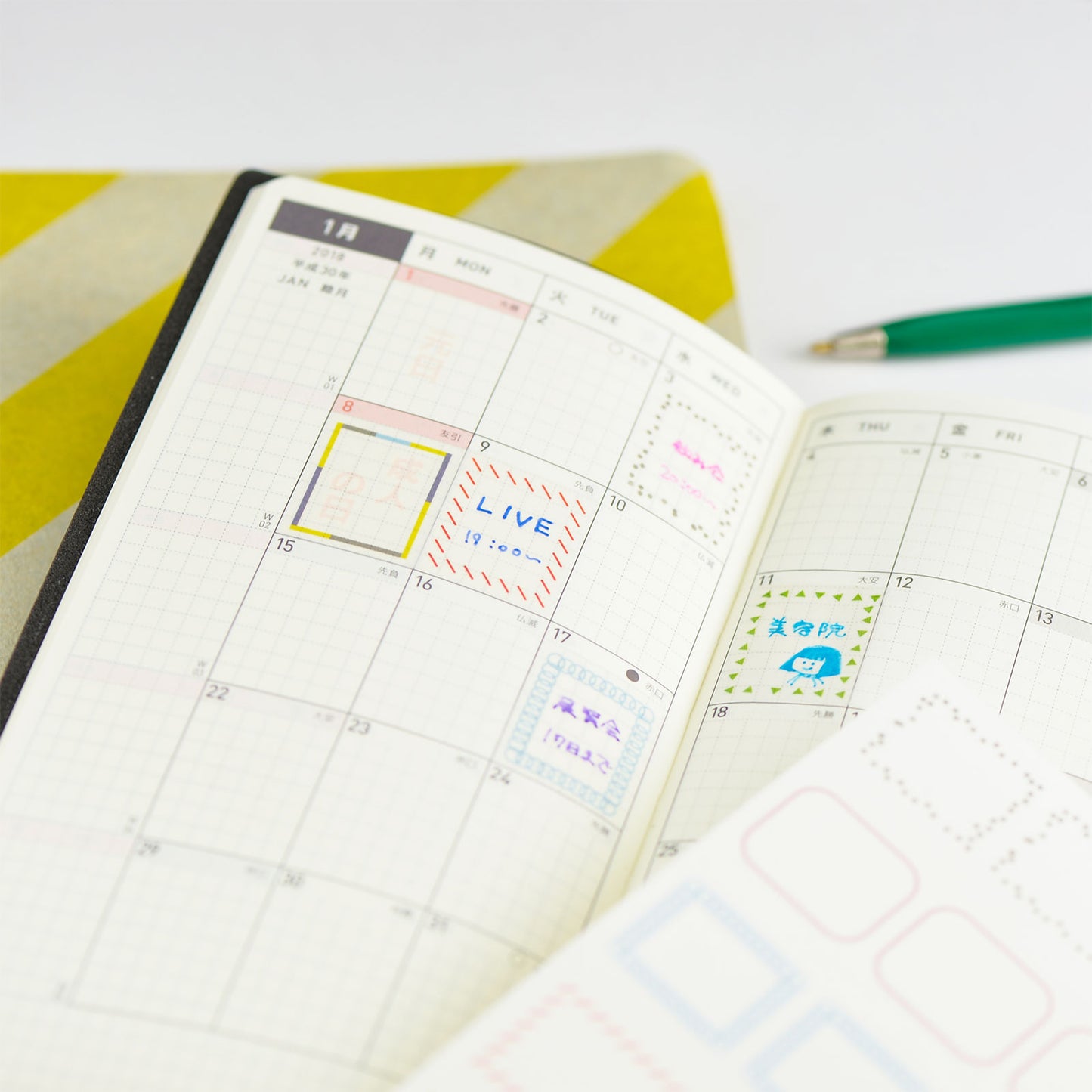 Hobonichi Frame Stickers · Original