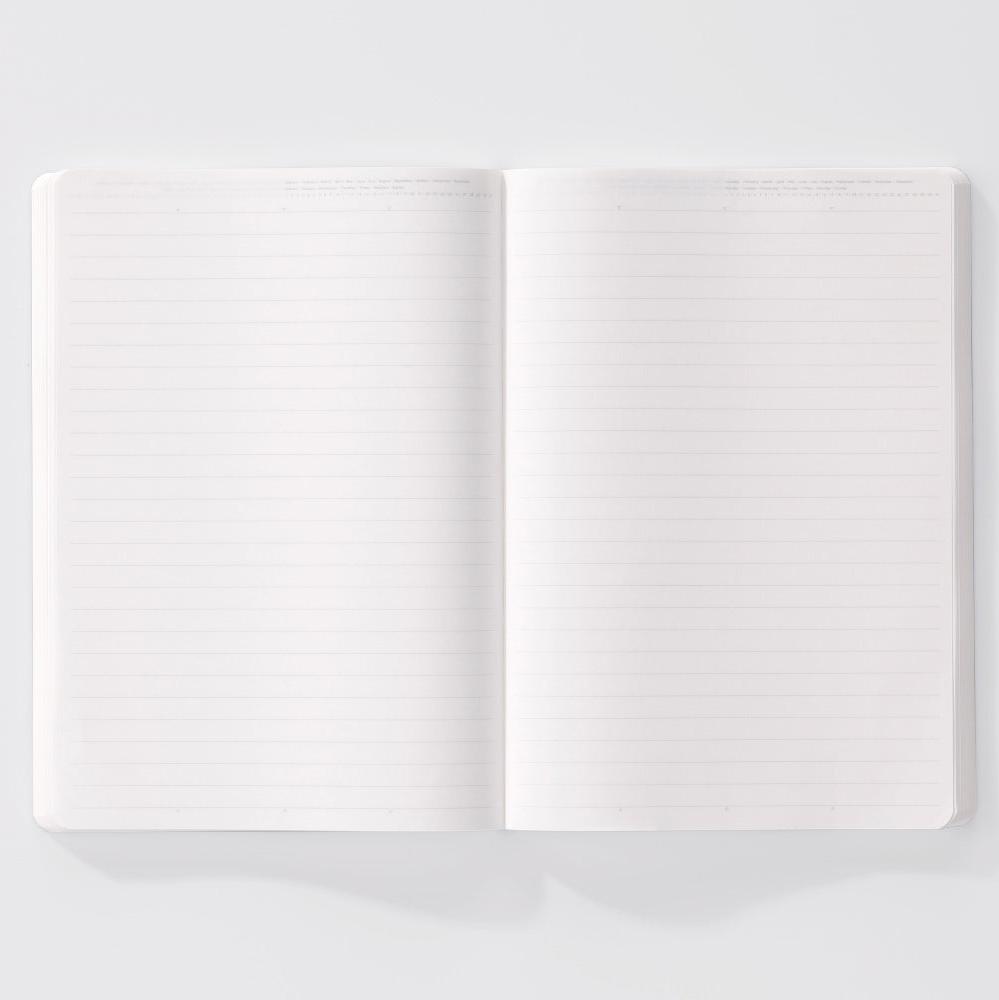 Stalogy 365 Days Notebook Lined A5 - Black