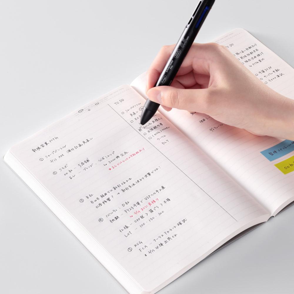 Stalogy 365 Days Notebook Lined A5 - Black