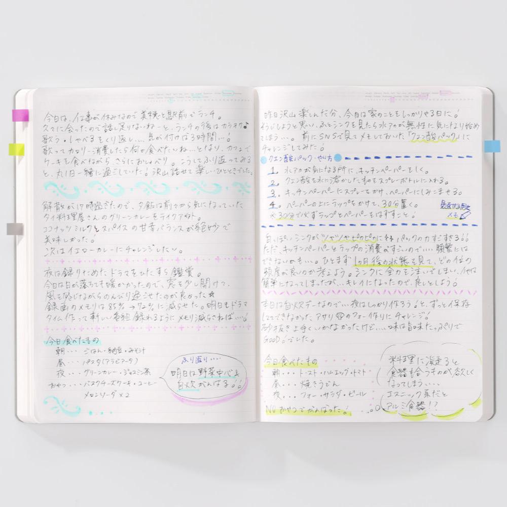 Stalogy 365 Days Notebook Lined A5 - Black