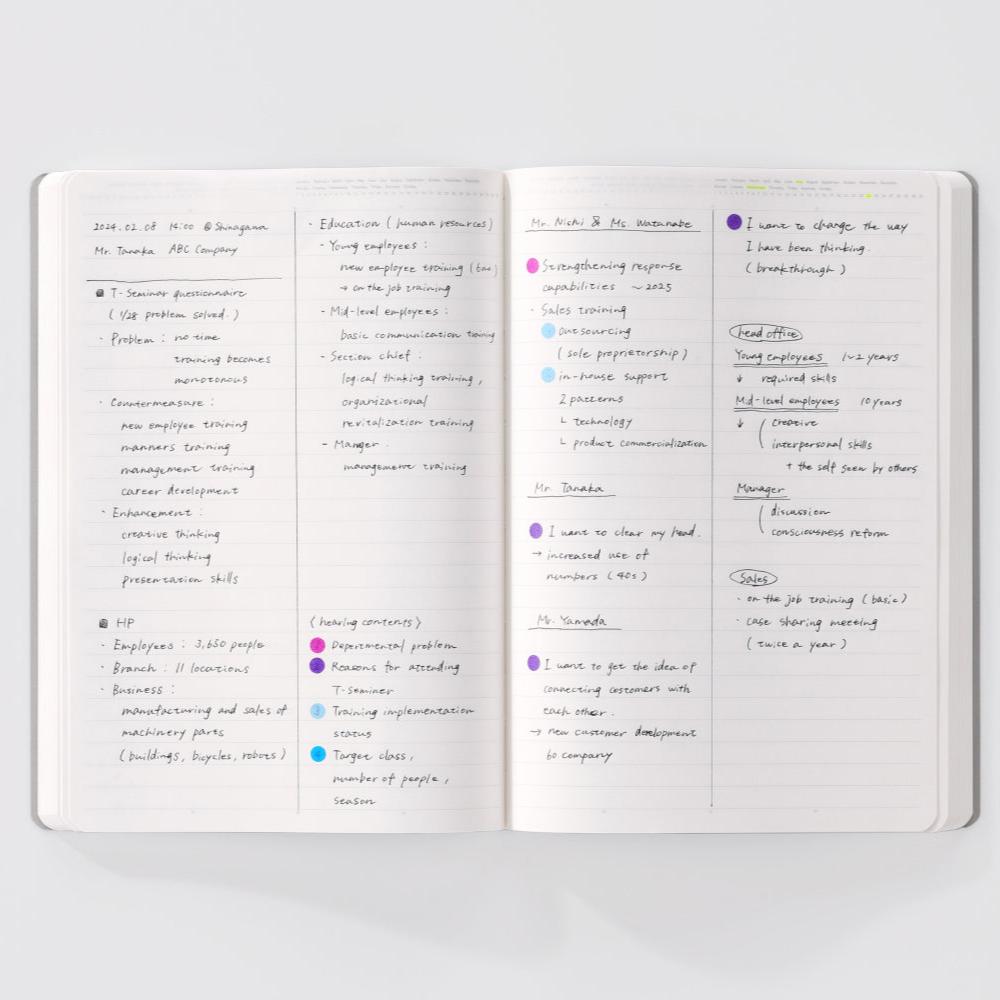 Stalogy 365 Days Notebook Lined A5 - Black