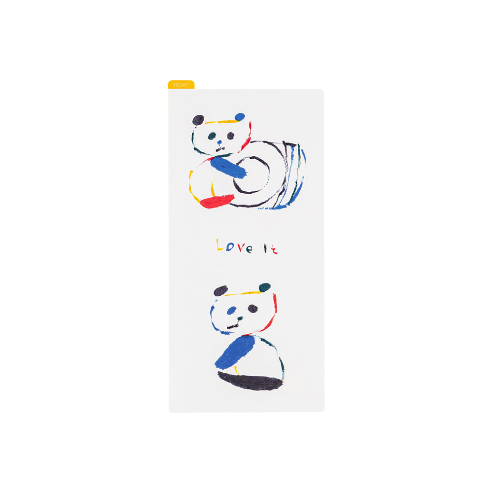 Jin Kitamura: Love it (Panda) / Hobonichi Pencil Board