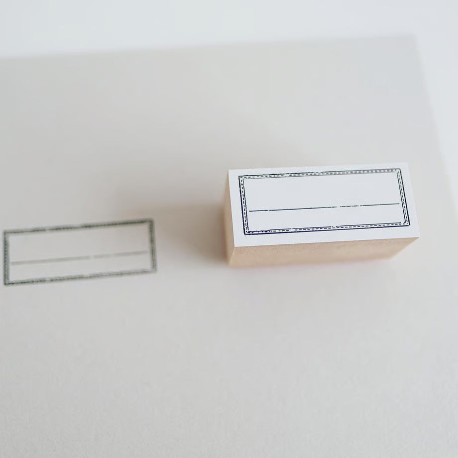 Vintage Frame Rubber Stamp · Yohaku