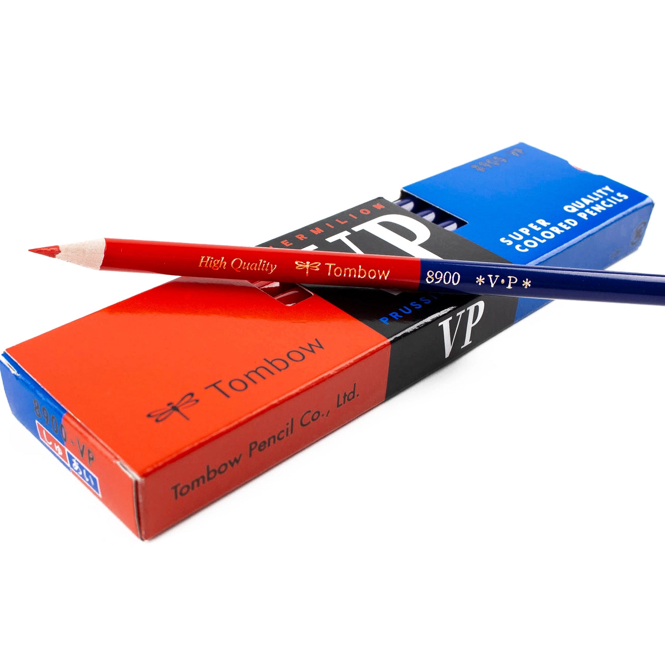 Tombow 8900-VP Colored Pencil - Red & Blue / Box