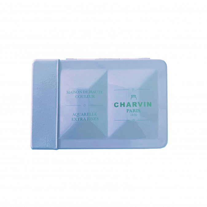 Aquarelle Extra Fine 12 Half Pans Bleue Watercolor Box with Reservoir · Charvin Arts