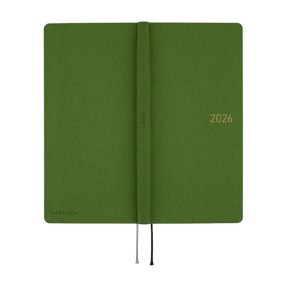2026 Hobonichi English Weeks / Colors: Antique Green《January Start | English》