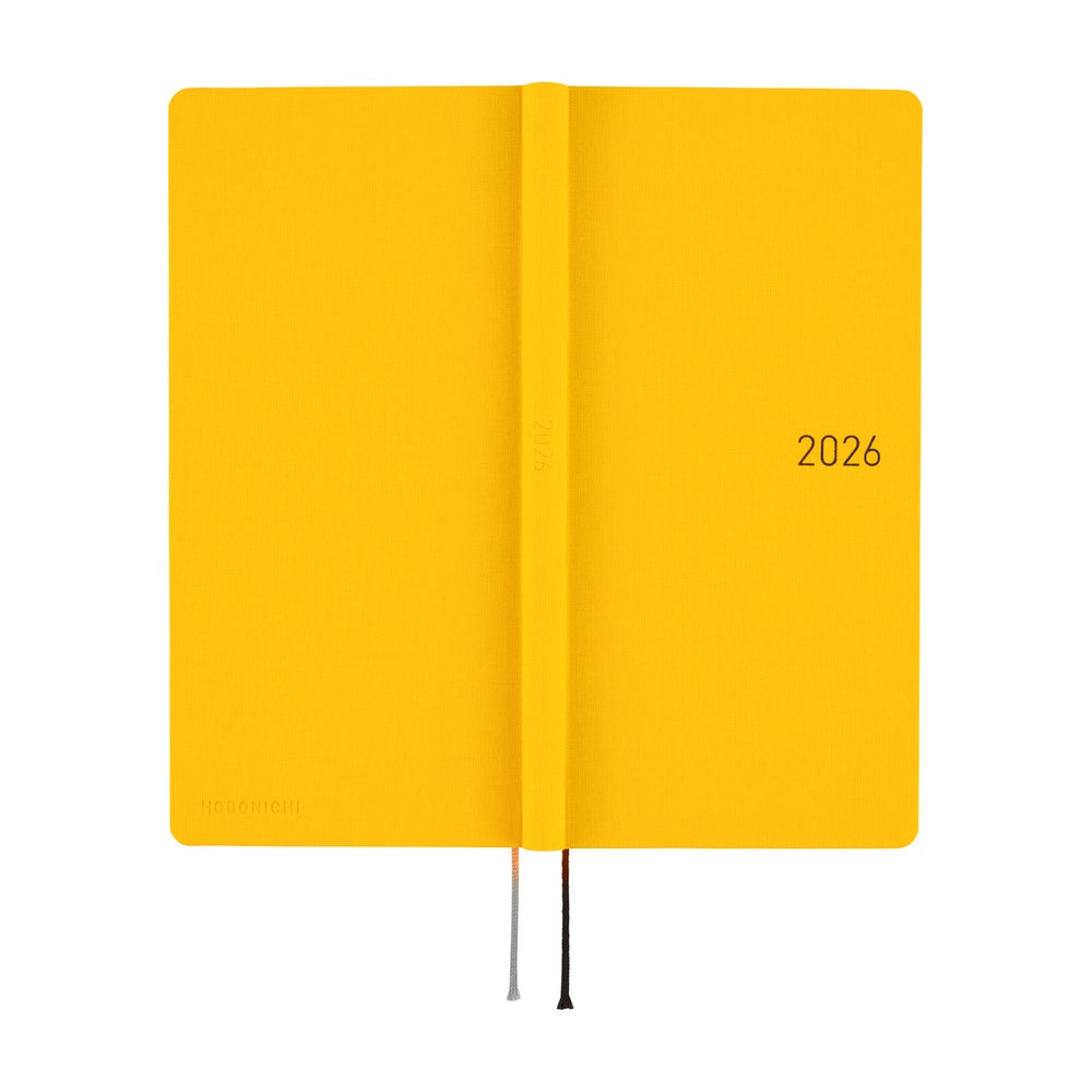 2026 Hobonichi English Weeks / Colors: Full Moon Yellow《January Start | English》