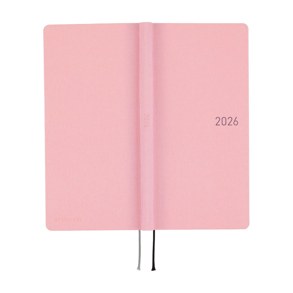 2026 Hobonichi English Weeks / Colors: Strawberry Milk《January Start | English》