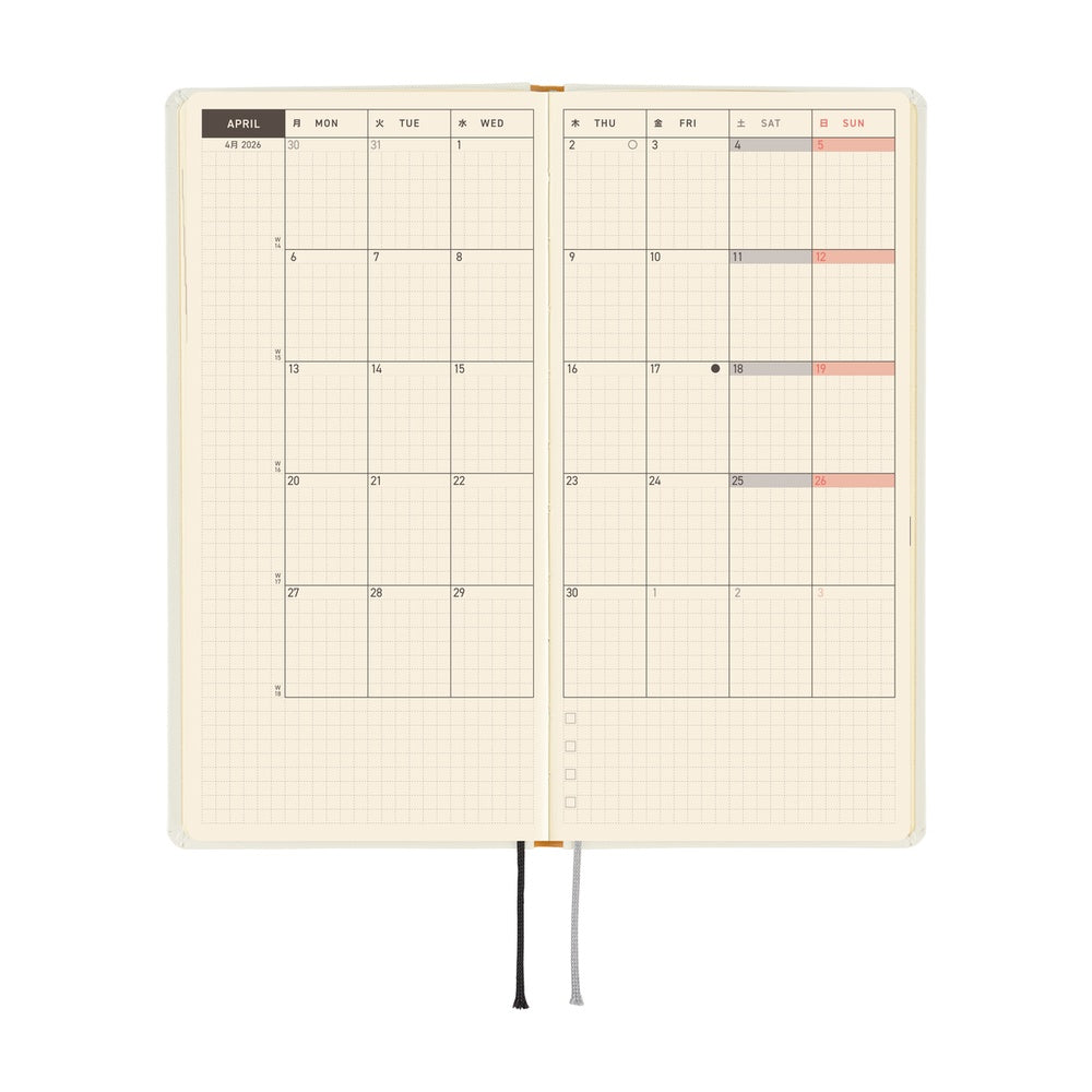 2026 Hobonichi English Weeks / Yuichi Inoue: Amenimo Makezu《January Start | English》