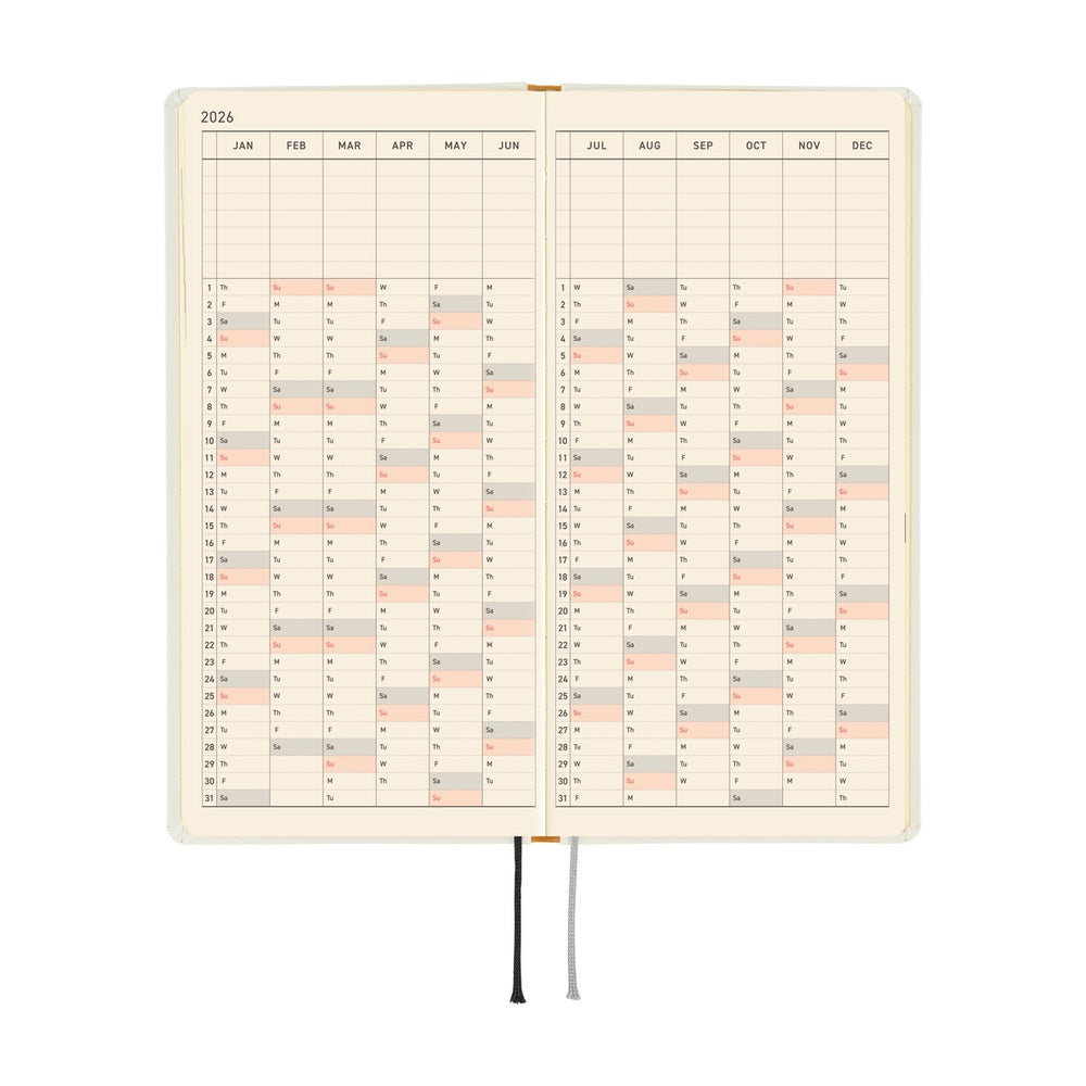 2026 Hobonichi English Weeks / Yuichi Inoue: Amenimo Makezu《January Start | English》