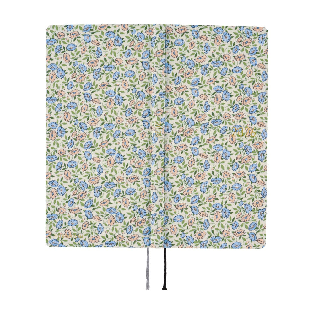 2026 Hobonichi English Weeks / Liberty Fabrics: Sasha Kiora《January Start | English》