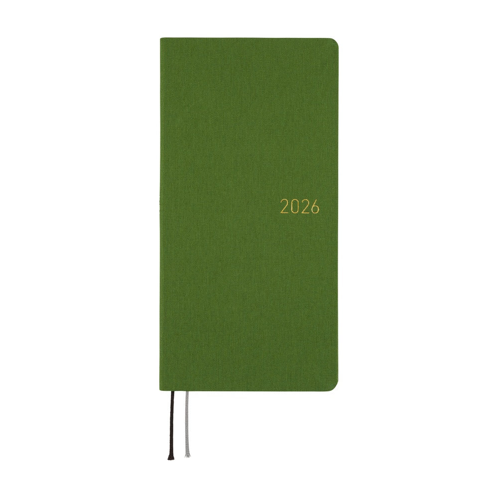 2026 Hobonichi English Weeks Mega / Colors: Antique Green《January Start | English》