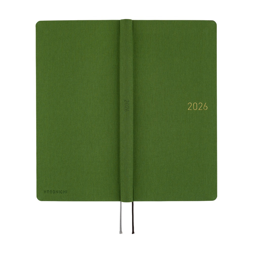2026 Hobonichi English Weeks Mega / Colors: Antique Green《January Start | English》