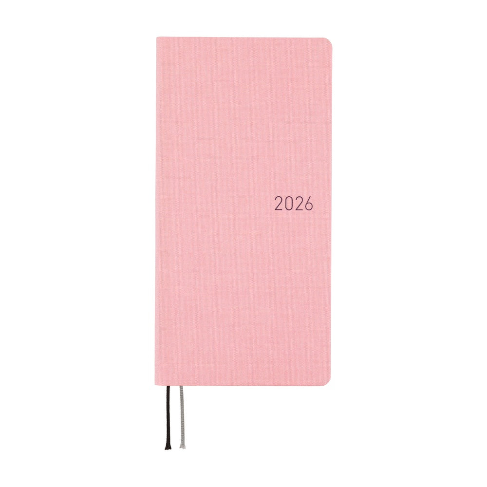 2026 Hobonichi English Weeks Mega / Colors: Strawberry Milk 《January Start | English》