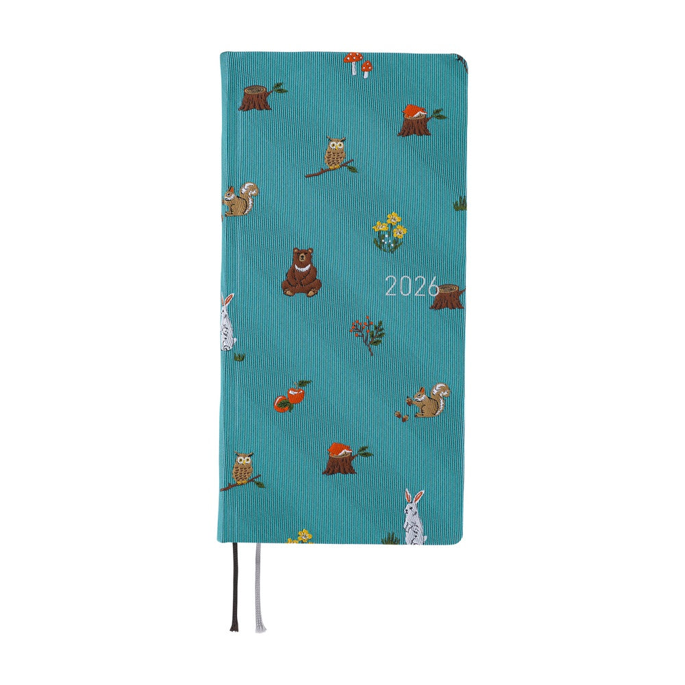 2026 Hobonichi English Weeks Mega / Bow & Tie: In the Forest《January Start | English》