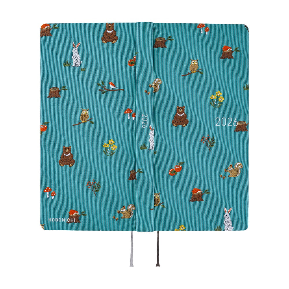 2026 Hobonichi English Weeks Mega / Bow & Tie: In the Forest《January Start | English》