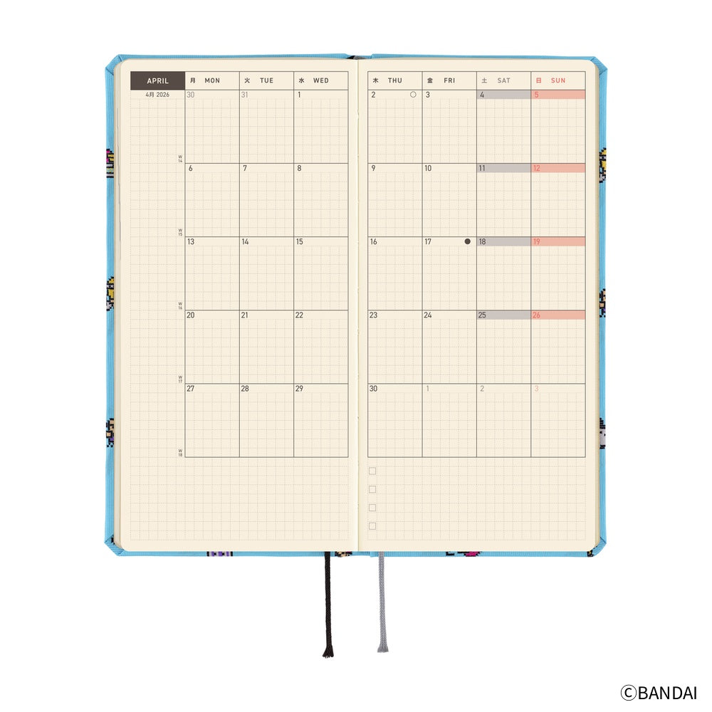2026 Hobonichi English Weeks / Tamagotchi: Our Tamagotchi《January Start | English》