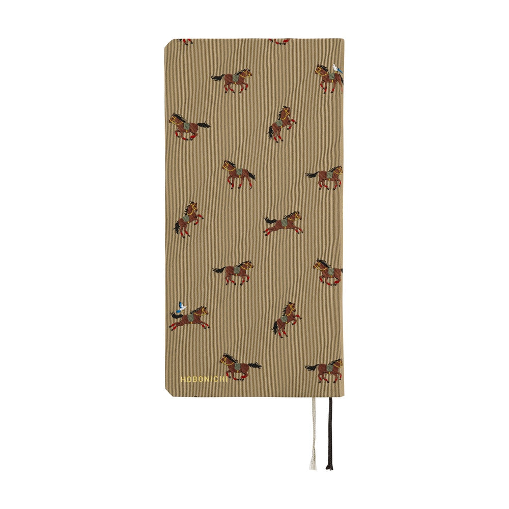 2026 Hobonichi English Weeks / Bow & Tie: Galloping Horses《January Start | English》