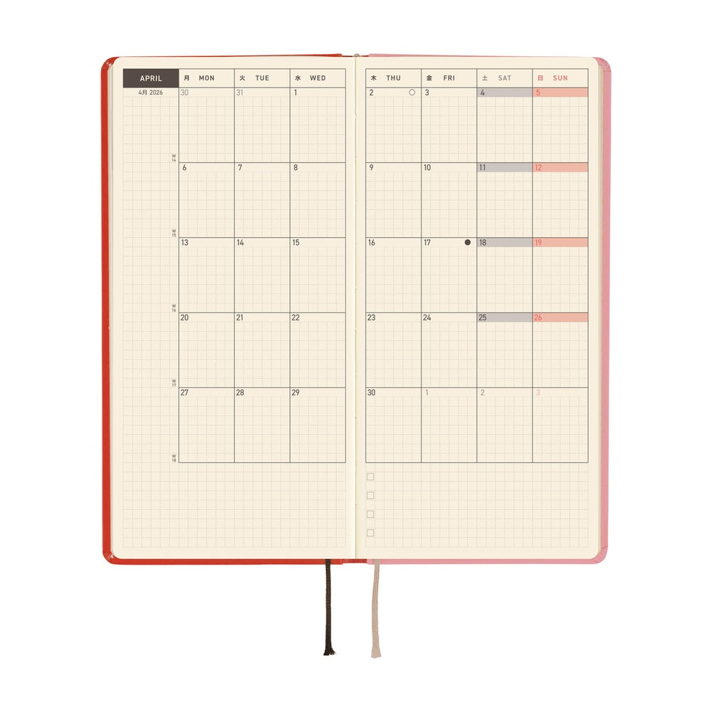 2026 Hobonichi English Weeks / Tolight: A Bright Year《January Start | English》