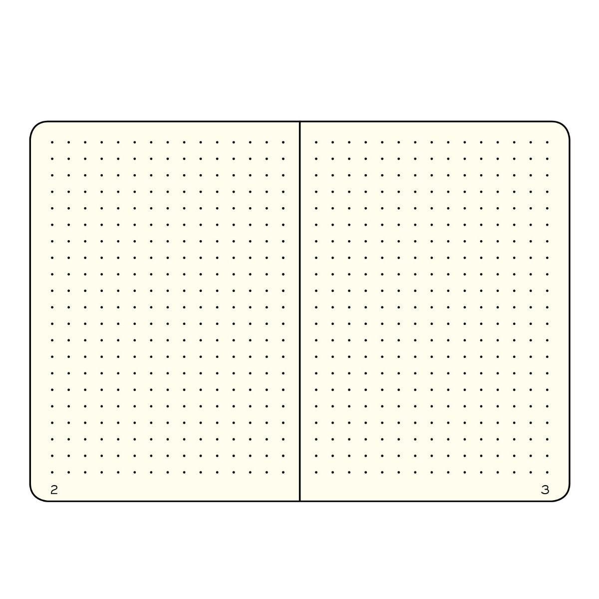 Leuchtturm1917 A5 Dot Grid Hardcover - Black