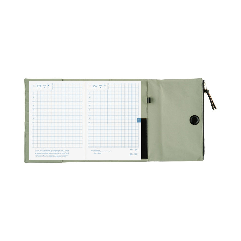 2026 Hobonichi Techo English Cousin Book / Tragen: Oakmoss《January Start | English | A5》