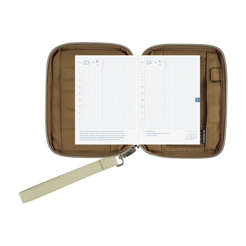 2026 Hobonichi Techo English Original Book + Quilt Cover《January Start | English | A6》