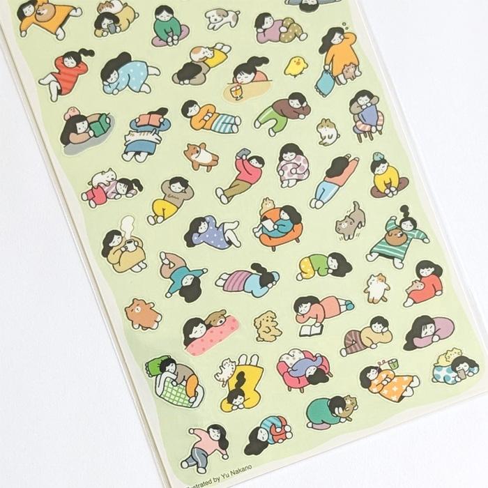 Lazy Holiday Sticker Sheet · Mind Wave