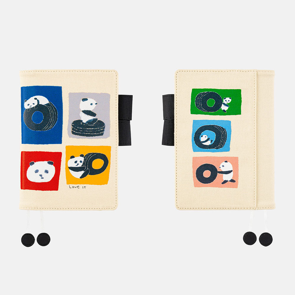 Jin Kitamura: Love it (Panda) / A6 Original Cover for Hobonichi Techo