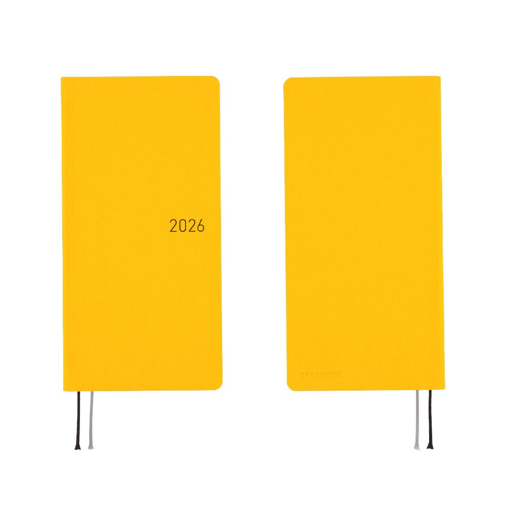 2026 Hobonichi English Weeks Mega / Colors: Full Moon Yellow《January Start | English》