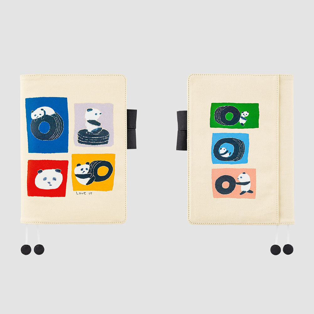 Jin Kitamura: Love it (Panda) / A5 Cousin Cover for Hobonichi Techo