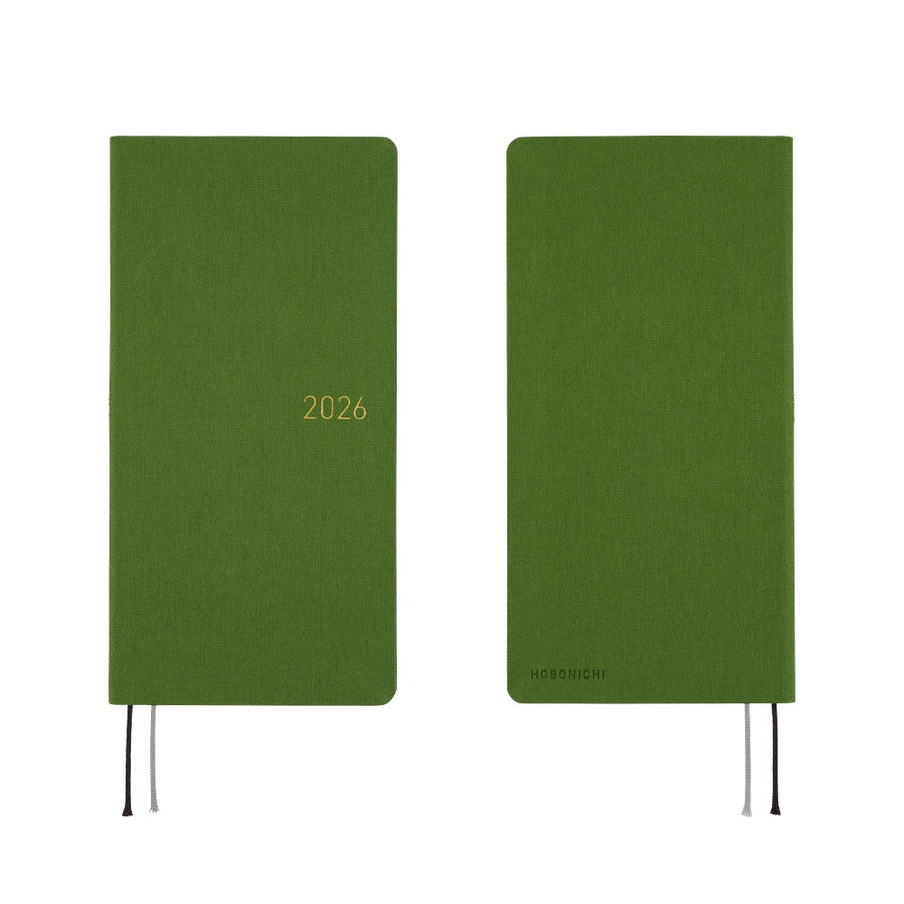 2026 Hobonichi English Weeks Mega / Colors: Antique Green《January Start | English》