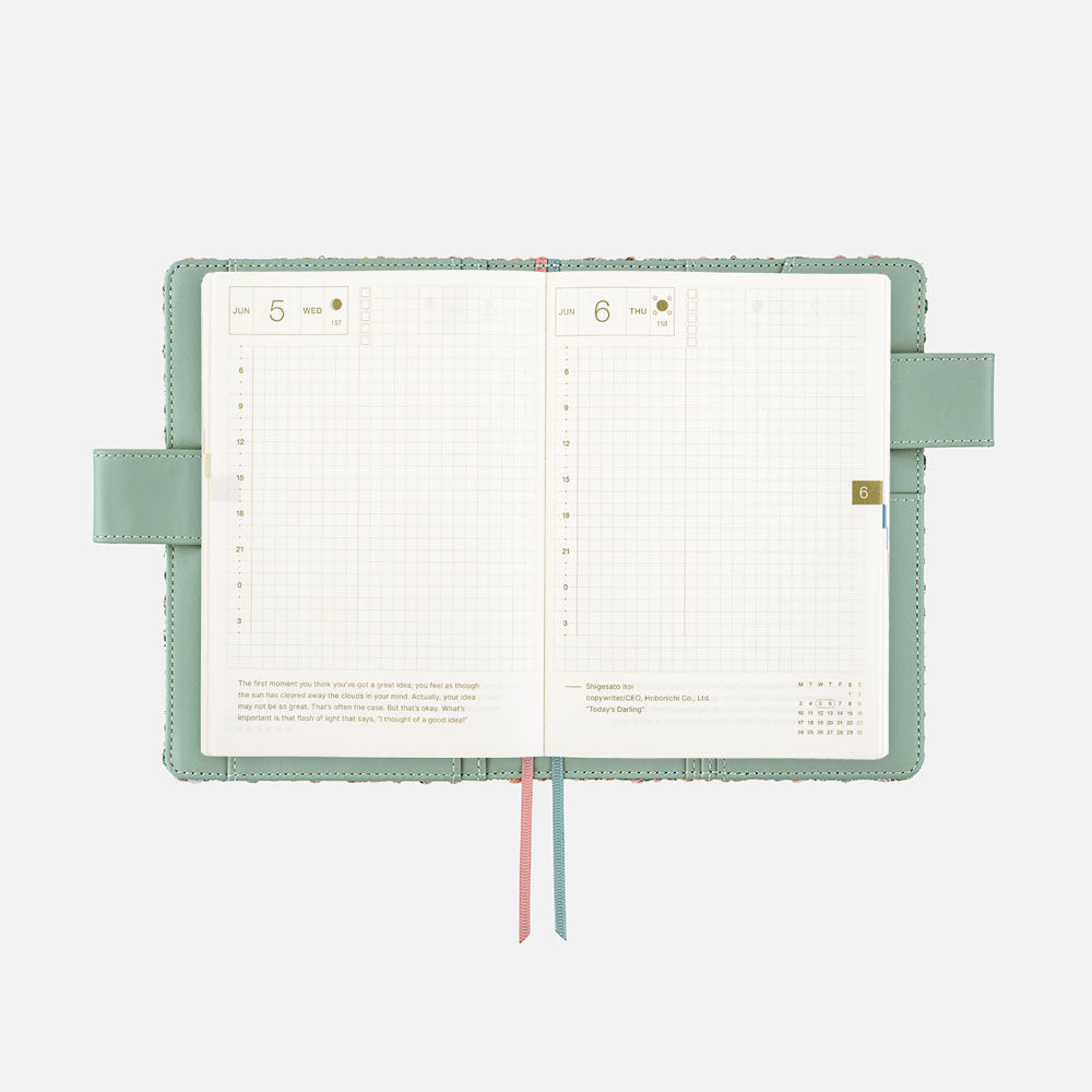 Laurent Garigue: Twinkle Tweed / A6 Original Cover for Hobonichi Techo