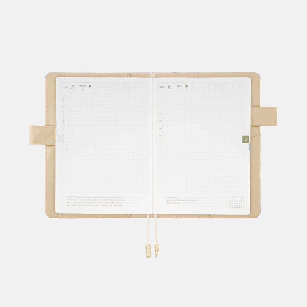 Violets / A5 Cousin Cover for Hobonichi Techo