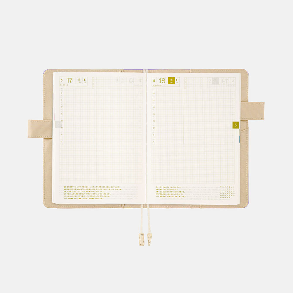 Violets / A5 Cousin Cover for Hobonichi Techo