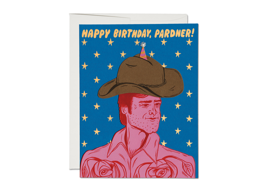 Birthday Pardner Greeting Card · Red Cap Cards