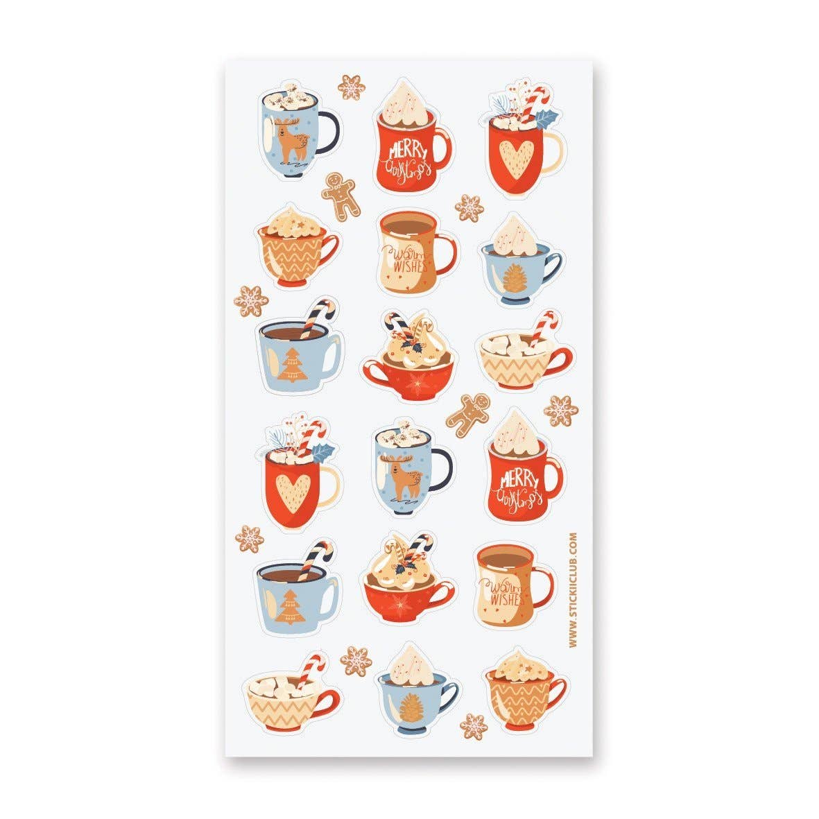 Holiday Drinks Sticker Sheet · STICKII