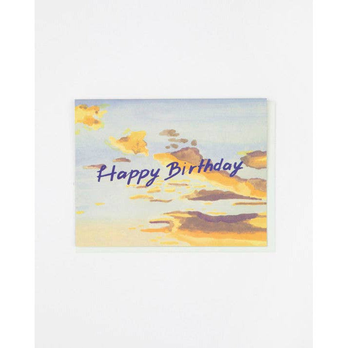 Happy Birthday Morning Sky Card