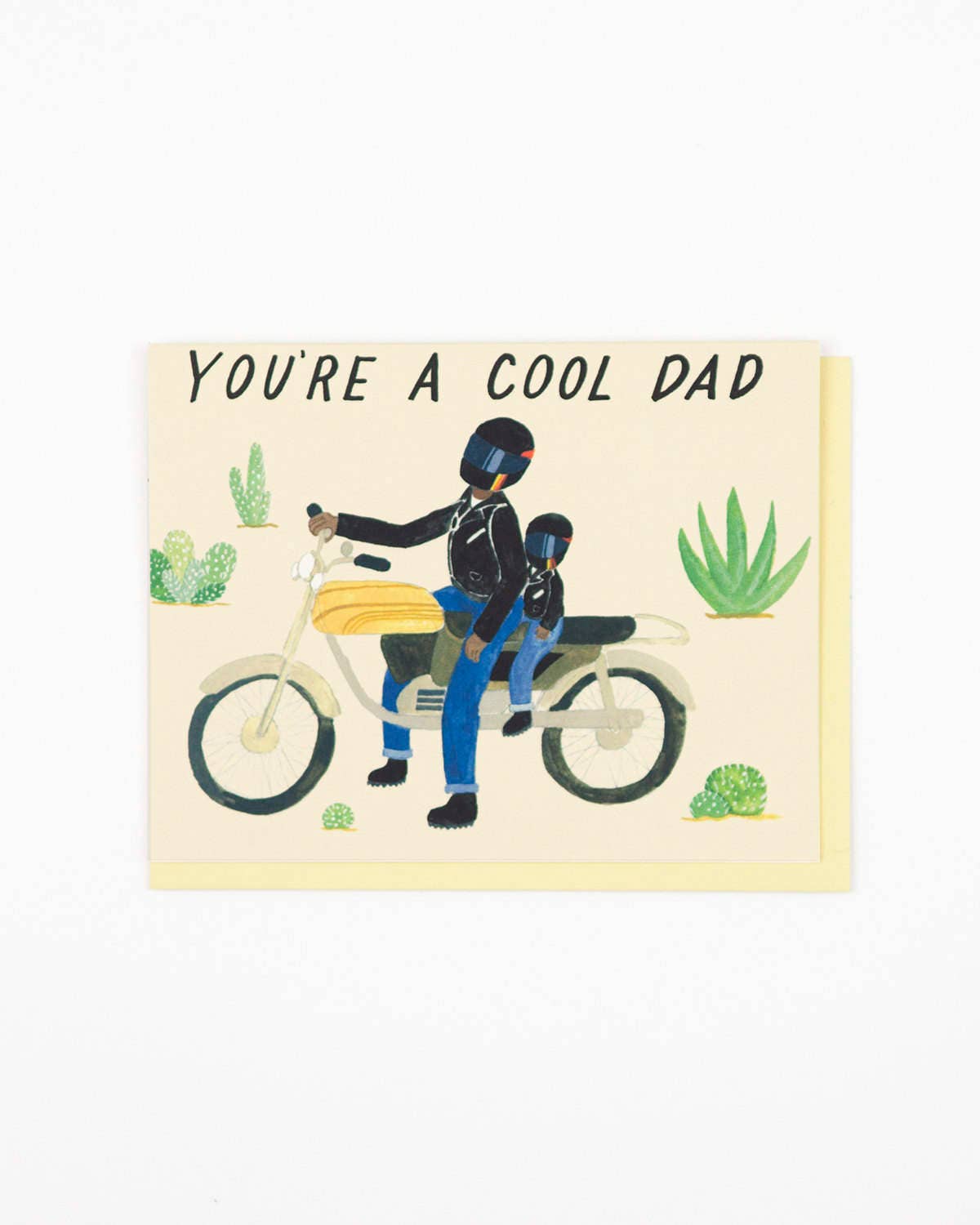 Motorcycle Dad Card