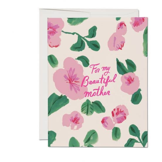 Mother Rose Card · Red Cap Cards