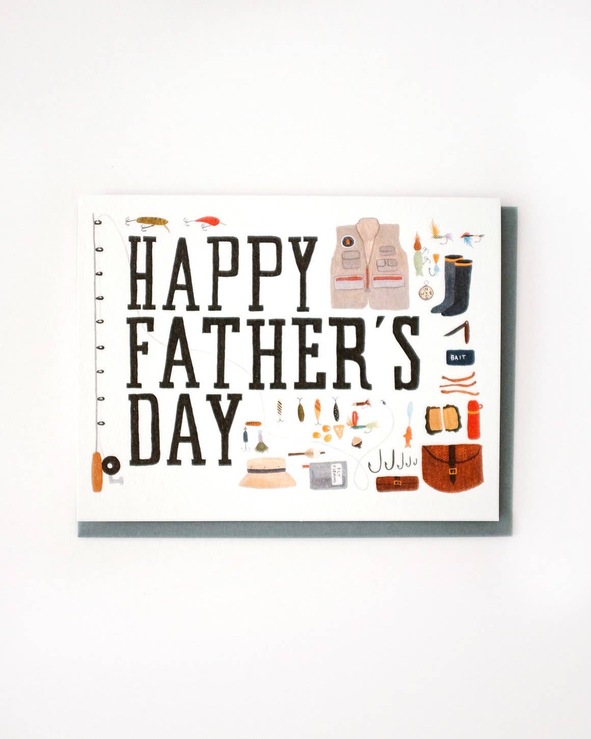 Father's Day Fishing Greeting Card
