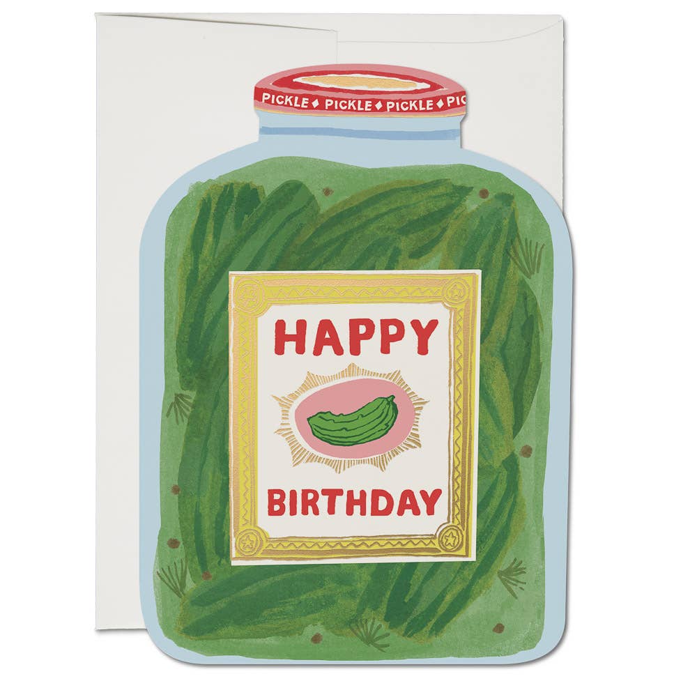 Pickle Birthday Greeting Card · Red Cap Cards